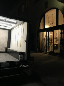 view of back of truck and Cities of Days
