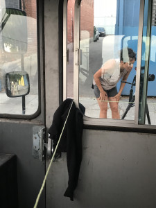 Nina filming Gas