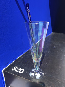cup and straw, $20