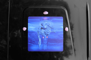 image in blue mounted on front of Gas gallery